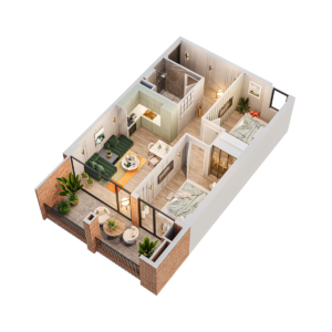 ბინა 78.0 კვ.მ